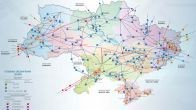 Карта – схема электросетей Украины и Крыма